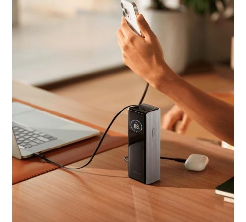 Внешний аккумулятор EcoFlow Rapid 25000mAh без кабелей, 170 Вт, зеленый