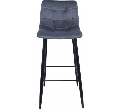 Стул AksHome Stella серый велюр HLR21/черный