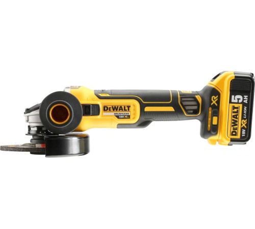Угловая шлифмашина DeWalt DCG405P2 с 2-мя АКБ, кейс