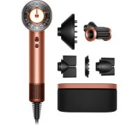 Фен Dyson HD16 Supersonic Nural Straight+Wavy с переходником на евровилку, янтарный шелк