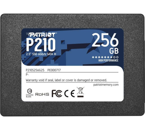 SSD Patriot P210 256GB P210S256G25