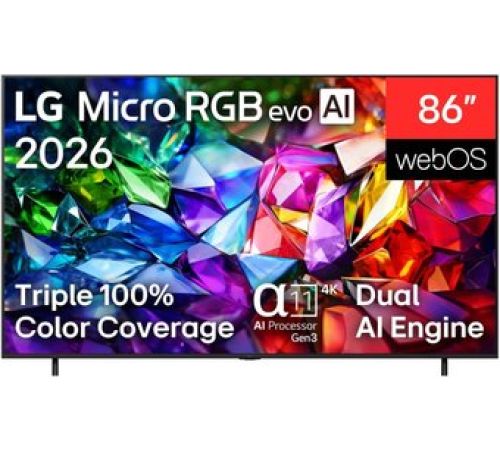 RGB miniLED телевизор LG Micro RGB evo AI 86MRGB96B6B