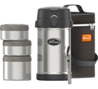 Термос для еды БИОСТАЛЬ NR-2100P 2.1л серебристый