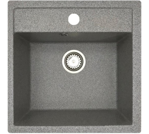 Кухонная мойка БелЭворс Rio + смеситель W74004-9 + дозатор L405-1 серый/сатин