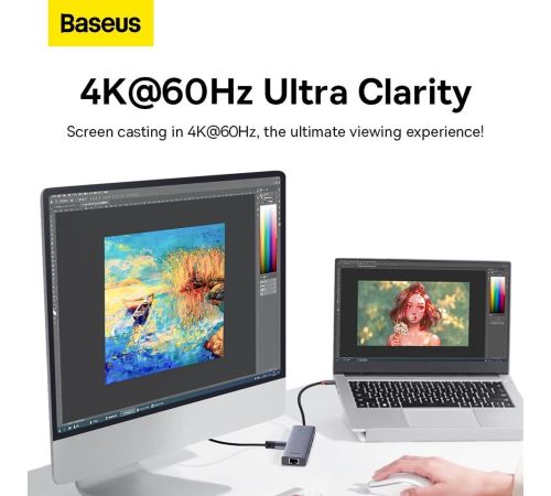Док-станция Baseus Flite Series 7-Port Hub B00052805813-00