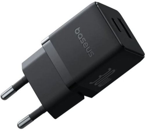 Сетевое зарядное Baseus Palm Fast Charger C+U 30W EU P1011160A113-01 черный