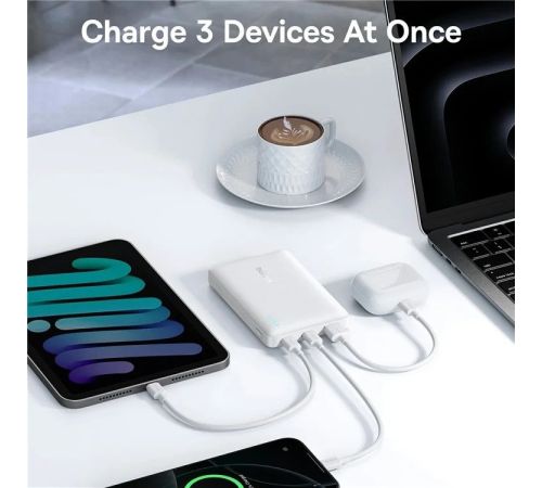 Внешний аккумулятор Baseus EnerFill FP21 22.5W 10000mAh белый