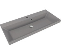 Умывальник Symbolite Asti 100x45 кварц, серый шелк