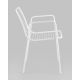 Стул Stool Group Дели с подлокотниками LV-107-9016 металл белый