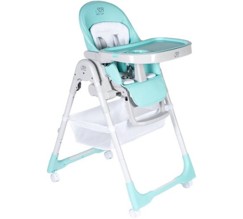 Высокий стульчик Sweet Baby City блестящий/синий