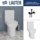 Унитаз напольный Lauter W246 2110246 + гигиенический душ Sano 21LT1292BM горизонтальный выпуск