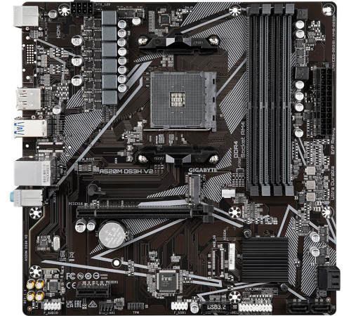 Материнская плата Gigabyte A520M DS3H V2 rev. 1.1
