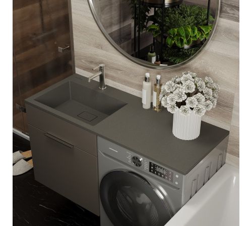 Умывальник Roxen Faber 110L 30010110L-DG серый