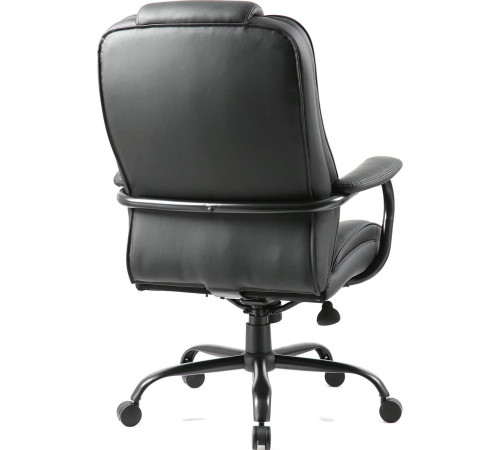 Кресло Brabix Heavy Duty HD-002 кожзам, черный