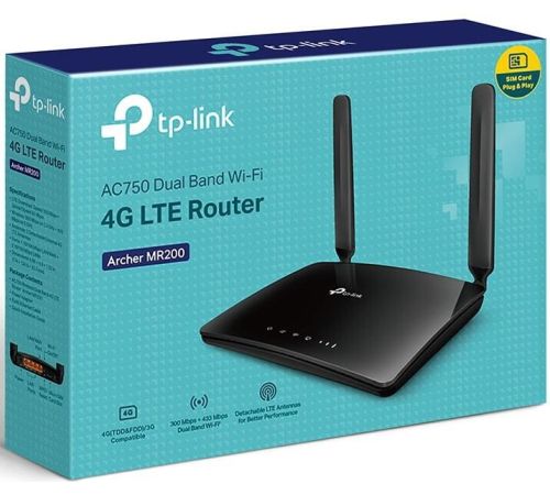 4G Wi-Fi роутер TP-Link Archer MR200 v5