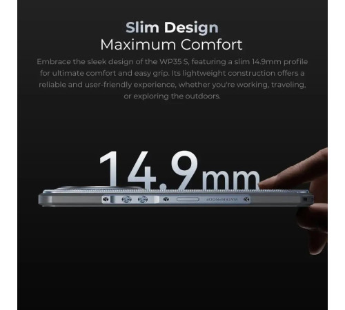 Телефон Oukitel WP35S 6GB/256GB серый