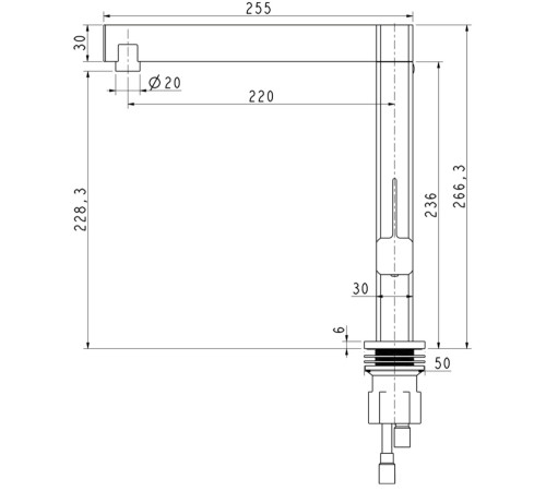 Смеситель Aquasanita Regito 2063 001 хром