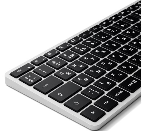 Клавиатура Satechi Slim X2 серебристый