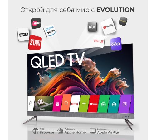 Телевизор Evolution WOSQ65MR1SBUHD