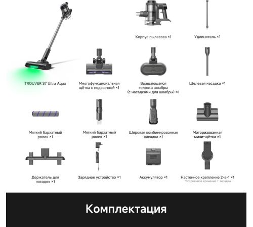 Пылесос Trouver S7 Ultra Aqua евровилка