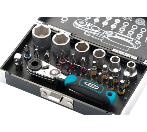 Набор торцевых головок и бит GROSS 11361 26 предметов