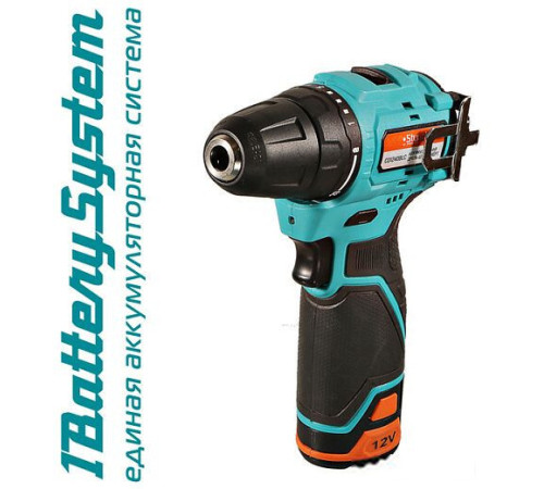 Дрель-шуруповерт Sturm CD1240BLC с 2-мя АКБ, кейс