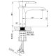 Смеситель Vincea VBF-1E1MB