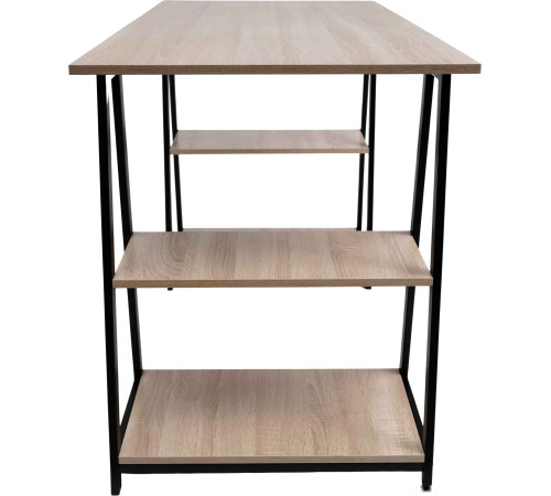 Стол AksHome Topaz 86202 светлый дуб/черный