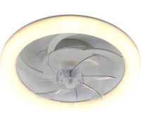 Припотолочная люстра Estares Fan Simple 65W+18W R-APP-480x125-BLACK/WHITE-220-IP20