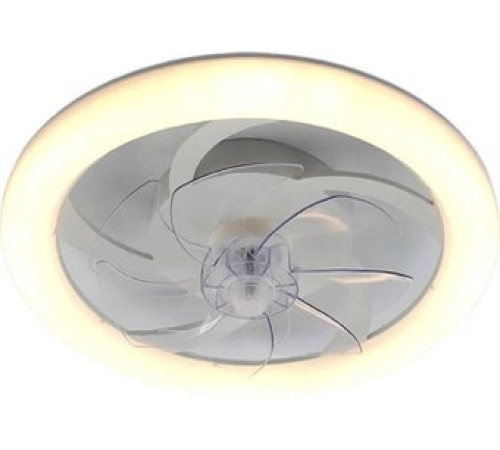 Припотолочная люстра Estares Fan Simple 65W+18W R-APP-480x125-BLACK/WHITE-220-IP20