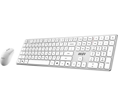 Офисный набор MSI Forge K210 Wireless Combo White
