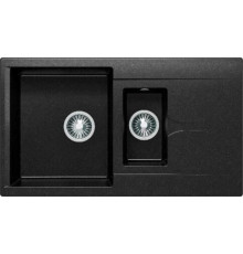 Кухонная мойка Polygran Brig-870 черный 16