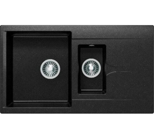 Кухонная мойка Polygran Brig-870 черный 16