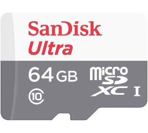 Карта памяти SanDisk Ultra SDSQUNR-064G-GN3MN microSDXC 64GB