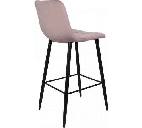 Стул AksHome Stella пыльная роза, велюр HLR25/черный
