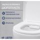 Унитаз подвесной Lauter Vortex 2110830+GROHE Rapid SL 38772001+37131000 с кнопкой прямоугольная, хром
