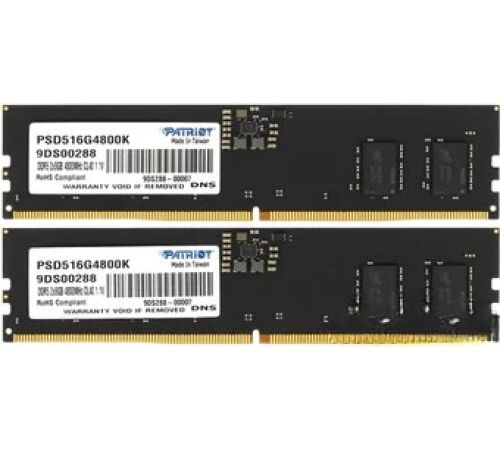 Оперативная память Patriot Signature Line 2x8ГБ DDR5 5600 МГц PSD516G5600K