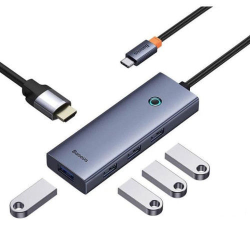 Док-станция Baseus Flite Series 4-Port USB-C Hub B00052809813-00