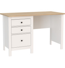 Офисный стол Mio Tesoro Сага 120x56 2.08.06.160.14 белый/ясень