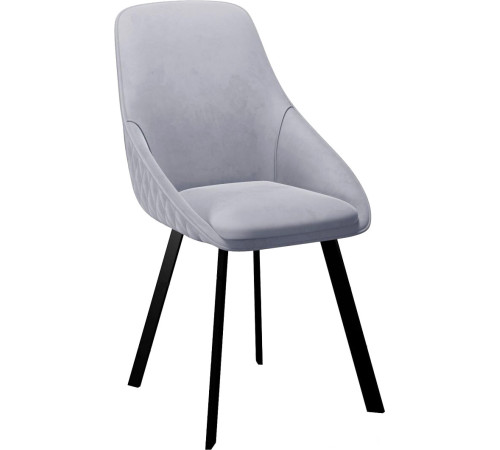 Стул DikLine 246 поворотный Z46 перламутр/ножки черные