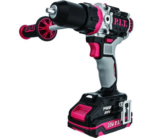 Ударная дрель-шуруповерт P.I.T. PSB20H-13D/1 с 1-им АКБ, кейс