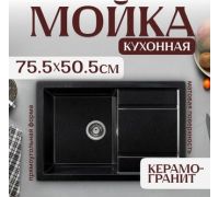 Кухонная мойка Saniteco Fama оникс