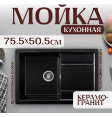 Кухонная мойка Saniteco Fama оникс