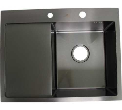 Кухонная мойка Wisent WS-36550B-R/GER013 с сифоном, дозатором и коландером