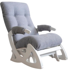 Кресло-глайдер Glider Балтик серый/молочный дуб