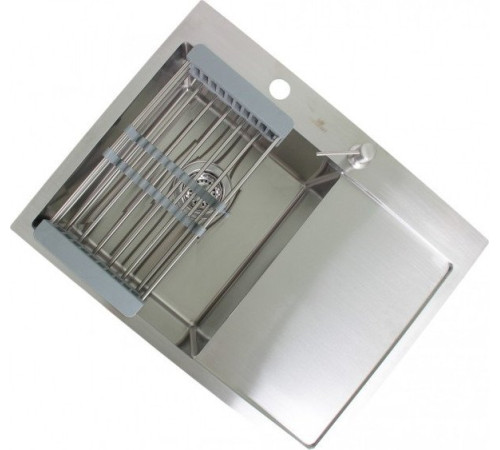 Кухонная мойка Wisent WS-36550-L/GER013 с сифоном, дозатором и коландером