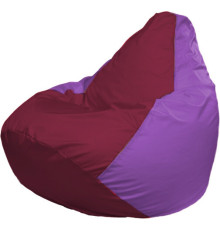 Кресло-мешок Flagman Груша Макси Г2.1-302 сиреневый/бордовый