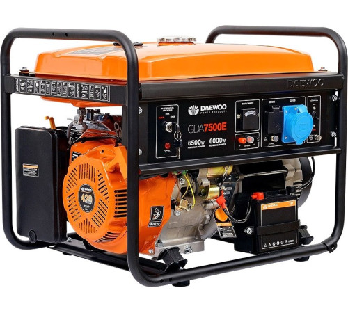 Бензиновый генератор  Daewoo Power GDA 7500E