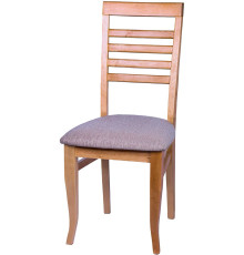 Стул Ельская мебельная фабрика МДК-93 береза Р43/ролан коричневый