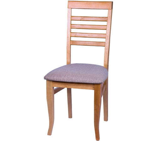 Стул Ельская мебельная фабрика МДК-93 береза Р43/ролан коричневый